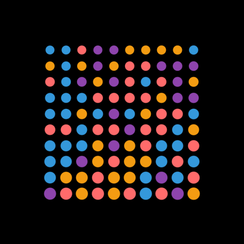 Colorful Dots Animation