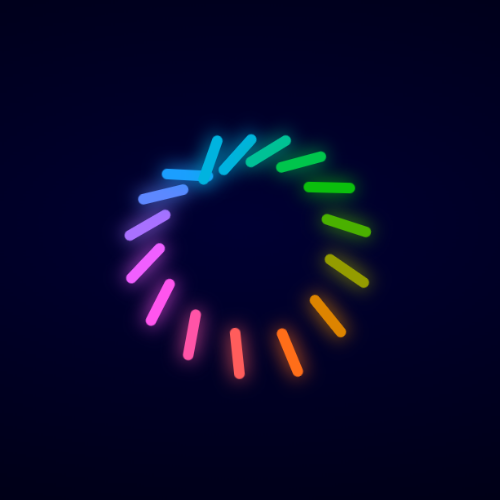 Rotating Light Beam Effect