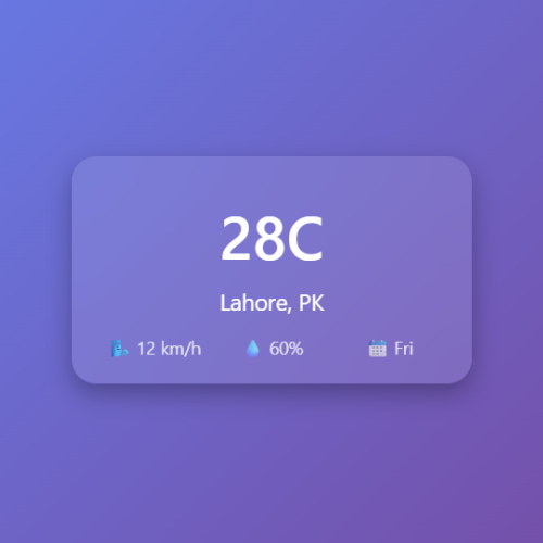 Weather Widget