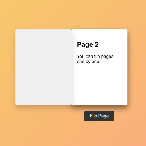 Page Flip Animation