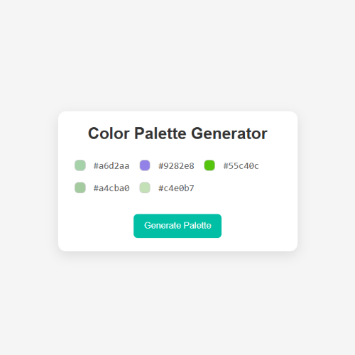 Color Palette Generator