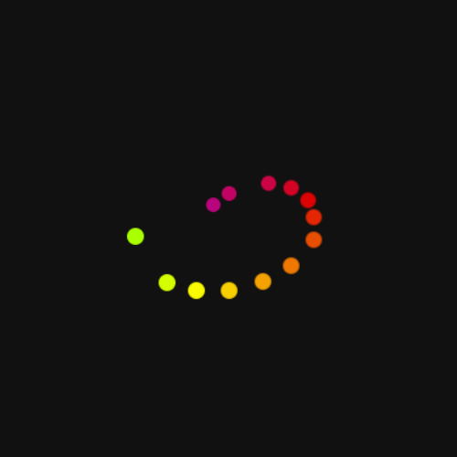 Color Trail Cursor Animation