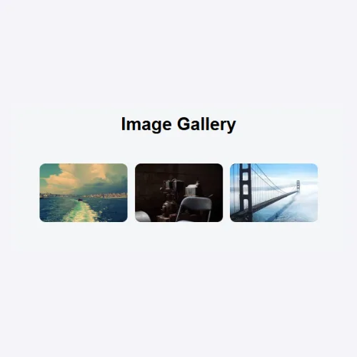 Image Gallery with Modal Preview