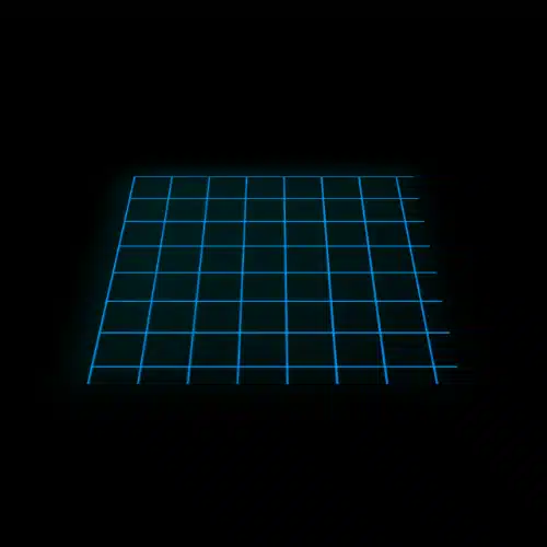 Wavy Neon Grid
