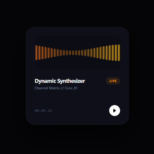 Audio Card Component